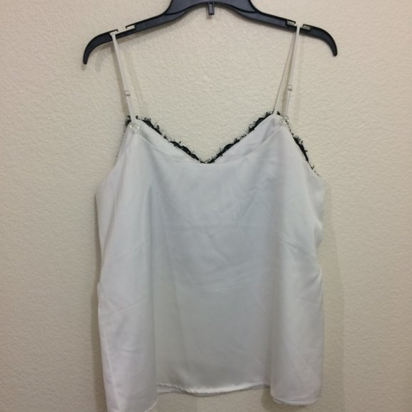 4/$25 🛍 Gibson Camisole Top Black Lace Detail - Picture 5 of 16